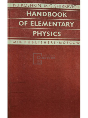 Handbook of elementary physics