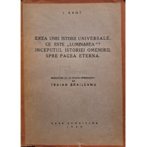 Ideea unei istorii universale