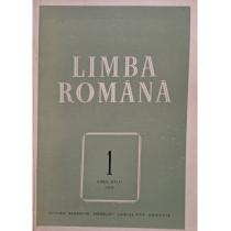 Limba romana, nr. 1, anul XXIII 1974