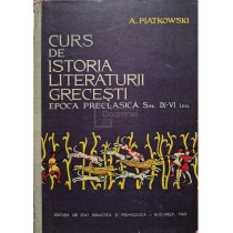 Curs de istoria literaturii grecesti