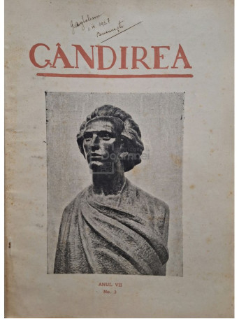 Revista Gandirea, anul VII, nr. 3