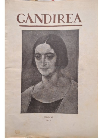 Revista Gandirea, anul VI, nr. 1