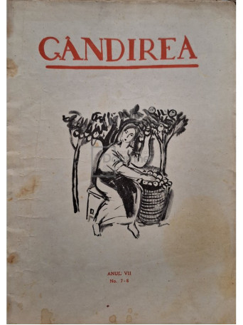 Revista Gandirea, anul VII, nr. 7-8