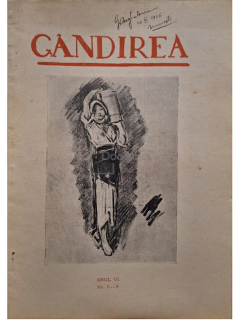 Revista Gandirea, anul VI, nr. 6-8