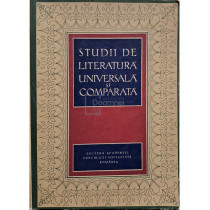 Studii de literatura universala si comparata