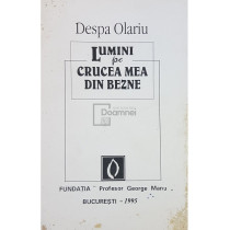 Lumini pe crucea mea din bezne (dedicatie)