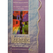 Matematica - Manual pentru anul de completare