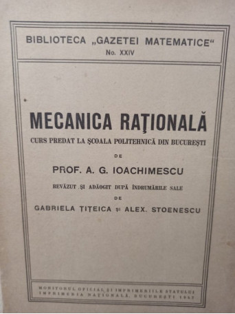 Mecanica rationala