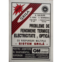 Probleme de fenomene termice, electricitate, optica