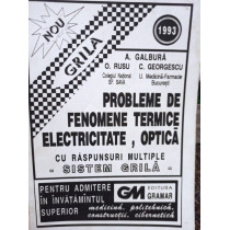 Probleme de fenomene termice, electricitate, optica