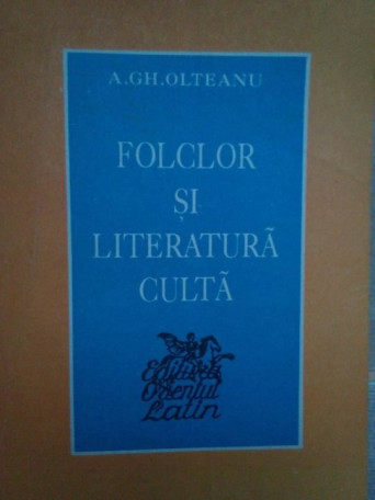 Folclor si literatura culta