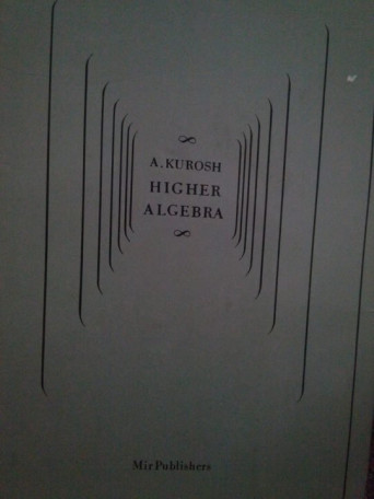 Higher algebra