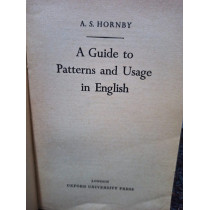 A guide to patterns and usage in english