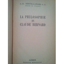 La philosophie de Claude Bernard