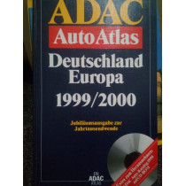 ADAC AUTO ATLAS DEUTSCHLAND EUROPA 1999/2000