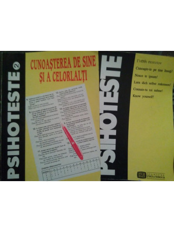 Psihoteste. Cunoasterea de sine si a celorlalti, 2 vol.