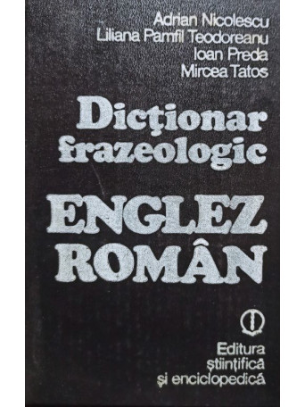 Dictionar frazeologic englezroman