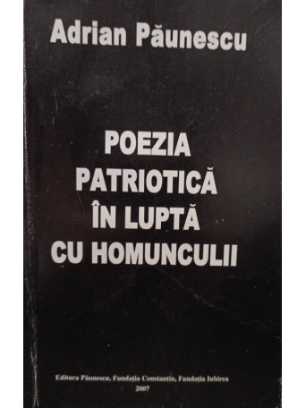 Poezia patriotica in lupta cu homunculii (semnata)