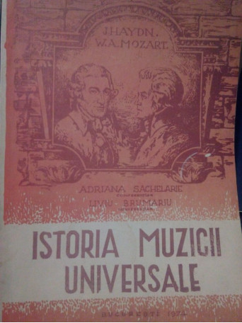 Istoria muzicii universale (dedicatie)