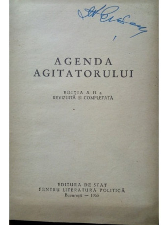 Agenda agitatorului