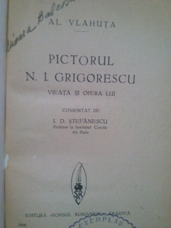 Pictorul N. I. Grigorescu