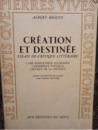 Creation et destinee