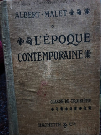 L'epoque contemporaine