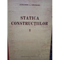 Statica constructiilor, vol. 1