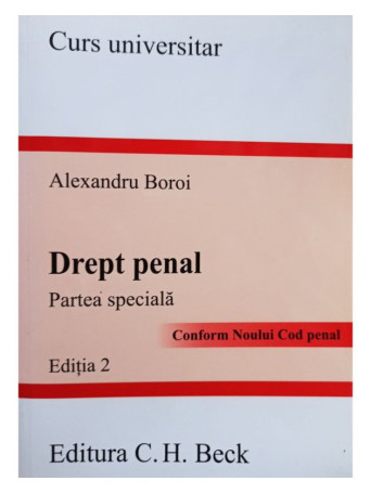 Drept penal - Partea speciala, editia 2