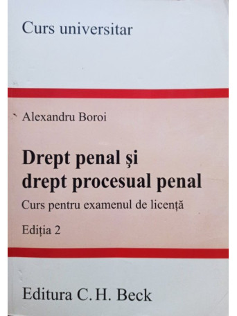 Drept penal si drept procesual penal, editia 2