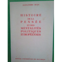 Histoire de la pensee et des mentalites politiques europeennes