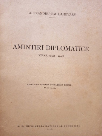 Amintiri diplomatice (semnata)