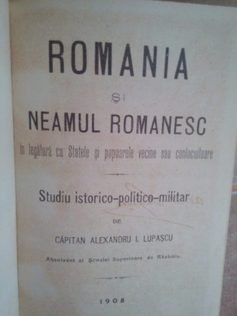 Romania si neamul romanesc