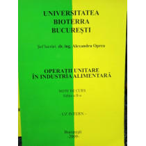 Operatii unitare in industria alimentara