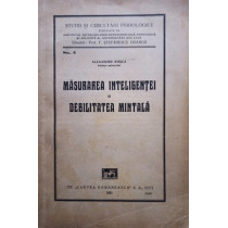 Masurarea inteligentei si debilitatea mintala