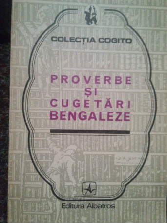 Proverbe si cugetari bengaleze