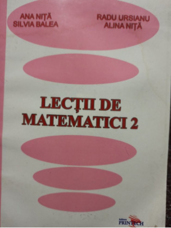 Lectii de matematici 2