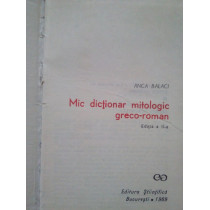 Mic dictionar mitologic greco-roman