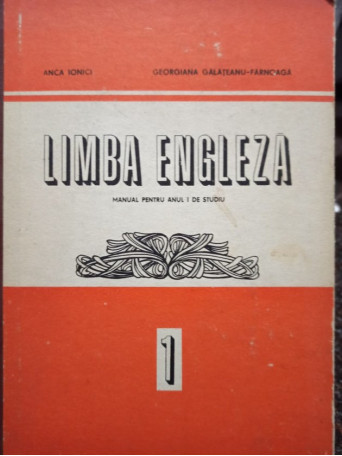 Limba engleza - Manual pentru anul I de studiu