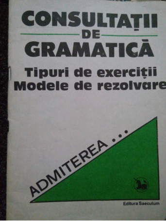 Consultatii de gramatica