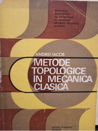 Metode topologice in mecanica clasica