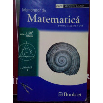 Memorator de matematica pentru clasele VVIII