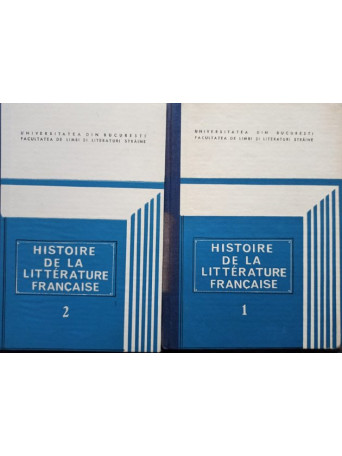 Histoire de la Litterature Francaise, 2 vol.