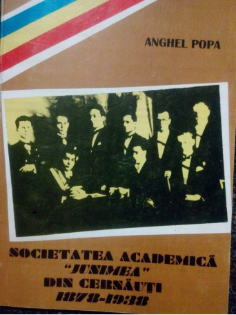 Societatea Academica "Junimea" din Cernauti 18781938 (dedicatie)