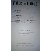 Annales de biologie 1911