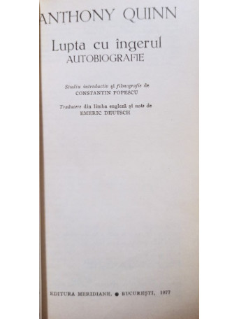 Lupta cu ingerul