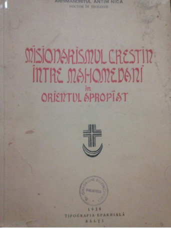 Misionarismul crestin intre Mahomedani in orientul apropiat