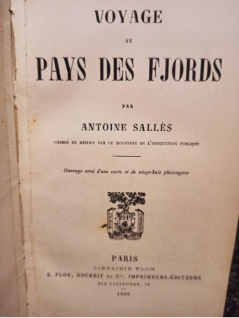 Voyage de pays des Fjords