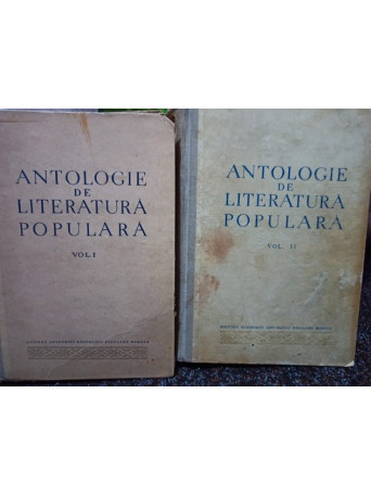 Antologie de literatura populara, 2 vol.