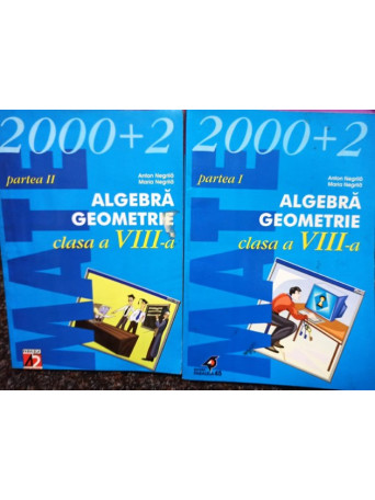 Algebra geometrie clasa a VIII-a, 2 vol.